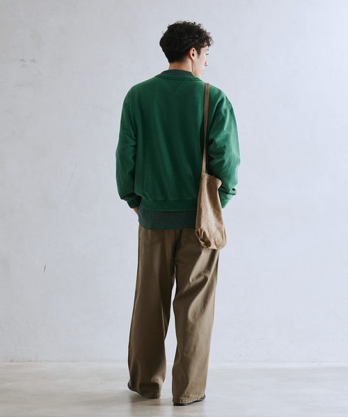 JOURNAL STANDARD relume（ジャーナルスタンダード　レリューム）の「ヴィンテージピグメントスウェット（スウェット・メンズ・ブラック/ピンク/ブルー/ネイビー/グリーン・MEDIUM/LARGE）」の12枚目の写真