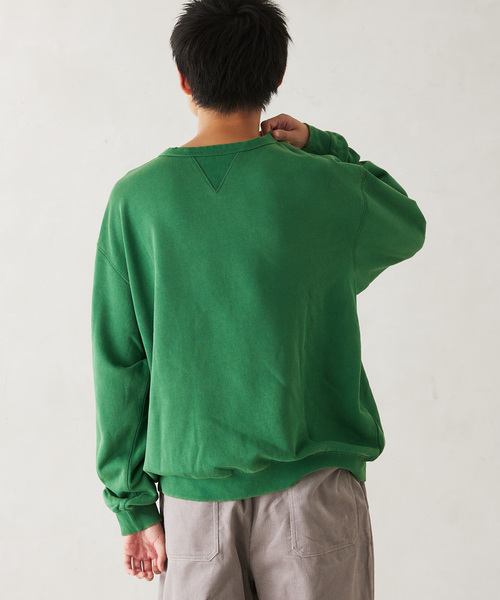 JOURNAL STANDARD relume（ジャーナルスタンダード　レリューム）の「ヴィンテージピグメントスウェット（スウェット・メンズ・ブラック/ピンク/ブルー/ネイビー/グリーン・MEDIUM/LARGE）」の17枚目の写真