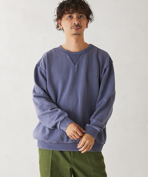 JOURNAL STANDARD relume（ジャーナルスタンダード　レリューム）の「ヴィンテージピグメントスウェット（スウェット・メンズ・ブラック/ピンク/ブルー/ネイビー/グリーン・MEDIUM/LARGE）」の22枚目の写真