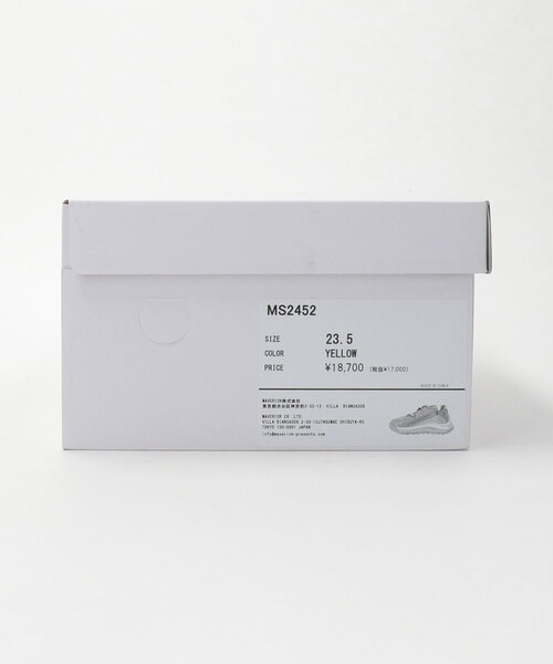 MAISON MAVERICK PRESENTS（メゾンマベリックプレゼンツ）の「＜MAISON MAVERICK PRESENTS＞トラックタッチ ストラップスニーカー（スニーカー・レディース・イエロー/ブラック・24cm/24.5cm/23.5cm/23cm）」の12枚目の写真
