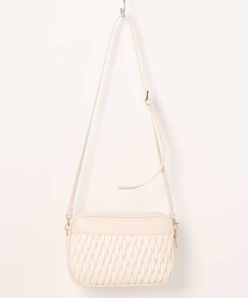 JILL by JILL STUART（ジルバイジルスチュアート）の「パフィーポシェット（ショルダーバッグ・レディース・ホワイト/ブラック/ピンク系その他5/ベージュ・FREE）」の6枚目の写真