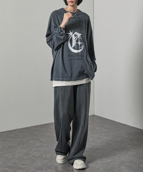 Alfred Alex ヴィンテージ　プリントTシャツ　ロンT tシャツ 「Alfred Alex」ヴィンテージメイクデザイン ビッグ