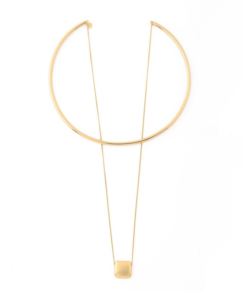 ANEMONE(アネモネ)の「メタルチャーム2連チョーカー(ネックレス・レディース・シルバー/ゴールド・FREE)」の6枚目の写真