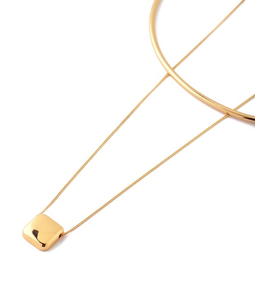 ANEMONE(アネモネ)の「メタルチャーム2連チョーカー(ネックレス・レディース・シルバー/ゴールド・FREE)」の5枚目の写真