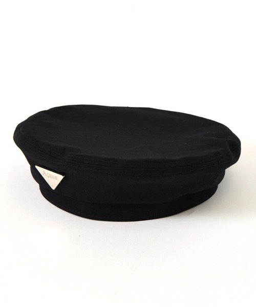 ANAP GiRL(アナップガール)の「【ティーンズライン】シルバープレート付きベレー帽(ハンチング/ベレー帽・キッズ・ホワイト/ブラック・FREE)」の13枚目の写真