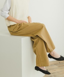 ITEMS URBANRESEARCH | コットンタックワイドパンツ(チノパンツ)