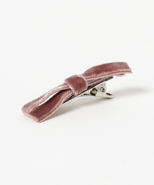 BEAMS BOY（ビームスボーイ）の「ミニ ベロア リボン 3P（ヘアピン・レディース・ブラック/ブルー/ピンク・ONE SIZE）」の8枚目の写真