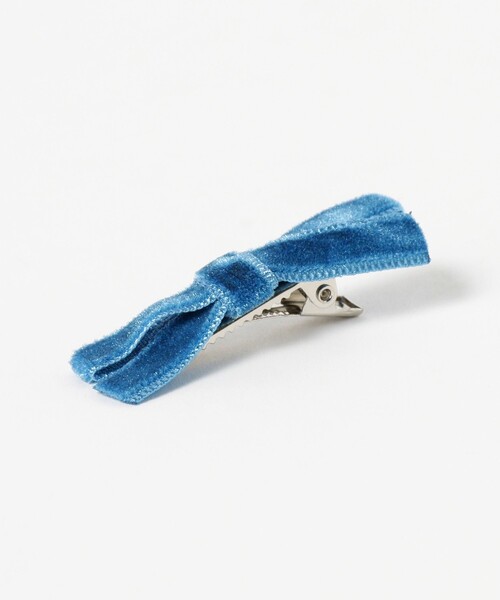 BEAMS BOY（ビームスボーイ）の「ミニ ベロア リボン 3P（ヘアピン・レディース・ブラック/ブルー/ピンク・ONE SIZE）」の11枚目の写真