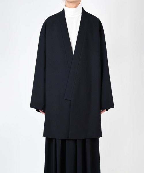 LAD MUSICIAN(ラッドミュージシャン)の「KIMONO JACKET(テーラードジャケット・メンズ・ブラック/ダークネイビー・44/46/42)」の9枚目の写真