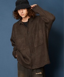 unrelaxing（アンリラクシング）の「ハンドステッチ ブラッシュドカーディガン　ハンドステッチニットGジャン（カーディガン/ボレロ・メンズ）」