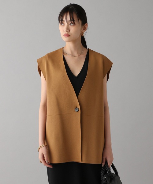 S ooo ベスト O0u(オーゼロユー)の「【figurey knit】ニットベスト 972999