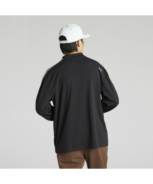 PUMA(プーマ)の「PUMA プーマ メンズ ゴルフ PC ストレッチ ジャガード テープ P ロゴ 長袖 シ(Tシャツ/カットソー・メンズ・ブラック/ネイビー/ベージュ/ホワイト系その他・XX-LARGE/SMALL/X-LARGE/LARGE/MEDIUM)」の5枚目の写真