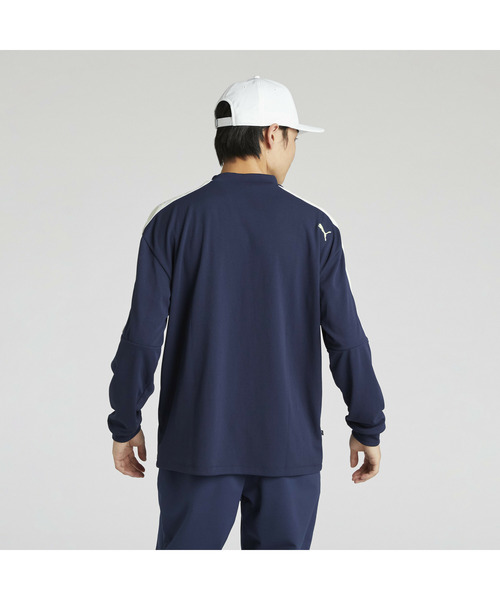 PUMA(プーマ)の「PUMA プーマ メンズ ゴルフ PC ストレッチ ジャガード テープ P ロゴ 長袖 シ(Tシャツ/カットソー・メンズ・ブラック/ネイビー/ベージュ/ホワイト系その他・XX-LARGE/SMALL/X-LARGE/LARGE/MEDIUM)」の9枚目の写真