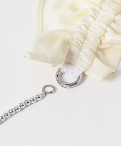 KBF（ケイビーエフ）の「フリルギャザーマルチストラップ（その他小物・レディース・アイボリー/ブラック・ONE）」の17枚目の写真