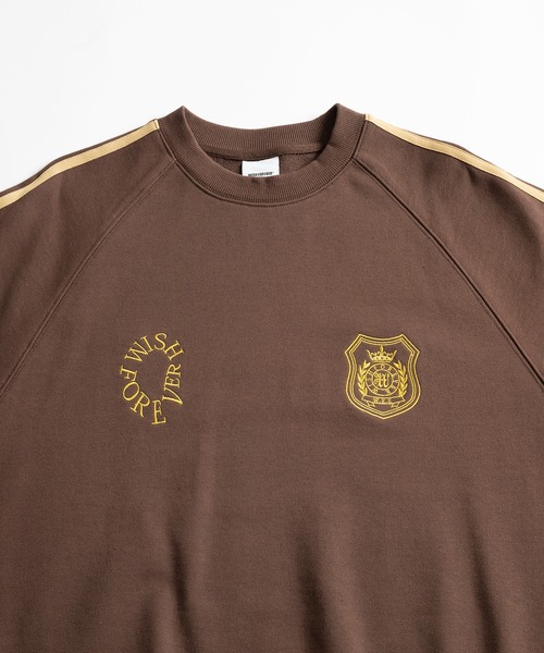 WISH FOR EVER（ウィッシュフォーエバー）の「DRAW CODE GAME LOGO SIDE LINE SWEAT/ドローコードゲームロゴサイドラインスウェット（スウェット・メンズ・ブラック/グレー/ネイビー/ブラウン/レッド・SMALL/MEDIUM/LARGE）」の20枚目の写真