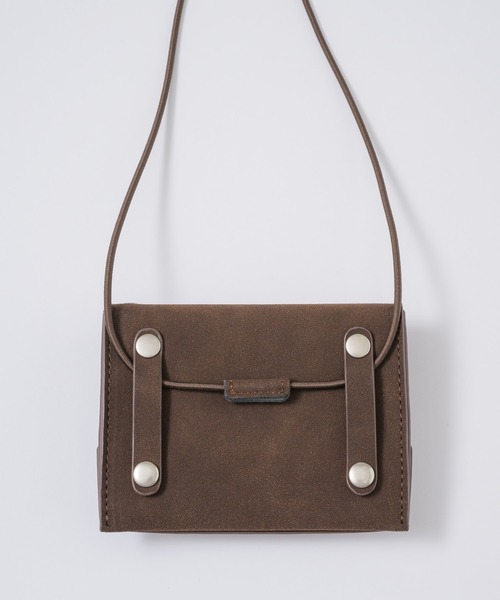 4way suede mini pouch / 4way スエードミニポーチ（ショルダー