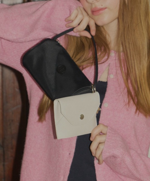 4way suede mini pouch / 4way スエードミニポーチ（ショルダー