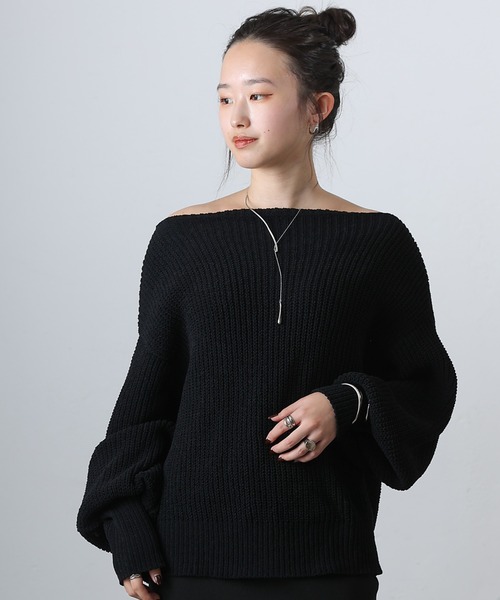 モールオフショルニット（ニット/セーター）｜COLONY 2139（コロニートゥーワンスリーナイン）