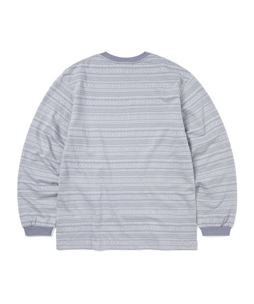 セール】Fair Isle Striped L/S Tee（Tシャツ/カットソー 