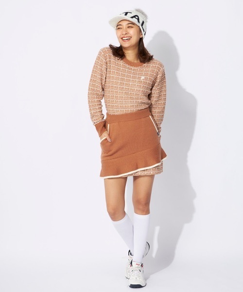 セール】【FILA GOLF/フィラゴルフ】レディースニットスカート ゴルフ
