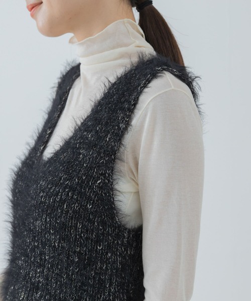 URBAN RESEARCH（アーバンリサーチ）の「『MADE IN JAPAN』シアータートルカットソー（Tシャツ/カットソー・レディース・ピンクベージュ/ホワイト/ベージュ/ブルー系その他・FREE）」の3枚目の写真