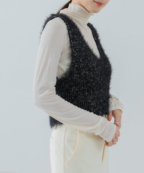 URBAN RESEARCH（アーバンリサーチ）の「『MADE IN JAPAN』シアータートルカットソー（Tシャツ/カットソー・レディース・ピンクベージュ/ホワイト/ベージュ/ブルー系その他・FREE）」の9枚目の写真