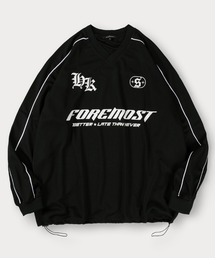 【82】ユニフォームデザイン ロングスリーブTシャツ/ゲームシャツ/ロンT/ユニセックス/レディース/メンズ/ショート丈有り