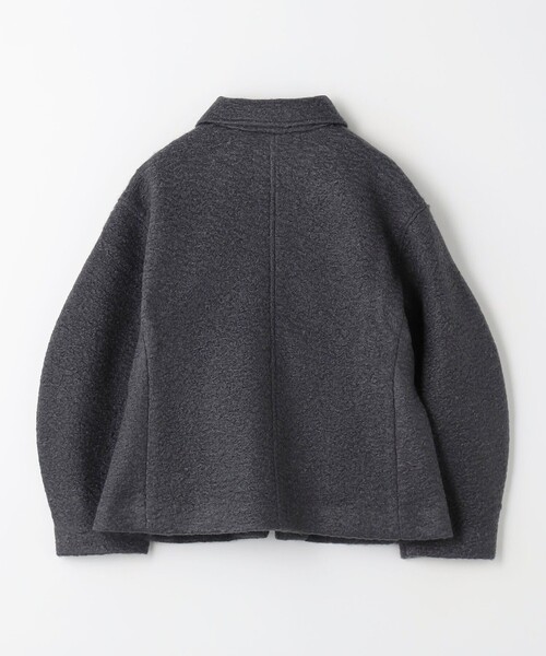 CITEN（シテン）の「＜CITEN＞エリツキジップブルゾン（ブルゾン・レディース・オフホワイト/ダークグレー・FREE）」の13枚目の写真