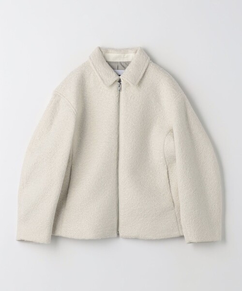 CITEN（シテン）の「＜CITEN＞エリツキジップブルゾン（ブルゾン・レディース・オフホワイト/ダークグレー・FREE）」の20枚目の写真