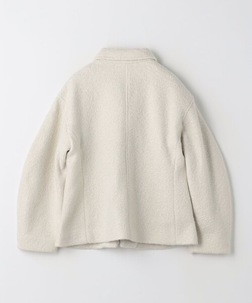 CITEN（シテン）の「＜CITEN＞エリツキジップブルゾン（ブルゾン・レディース・オフホワイト/ダークグレー・FREE）」の21枚目の写真