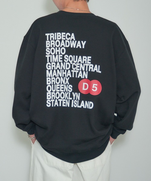 MAISON CLUB(メゾンクラブ)の「【MAISON CLUB】METRO LOGO SWEATER /ワンポイントロゴスウェット METRO LOGO/NEWYORK BROOKLYN MLB(スウェット・メンズ・ブラック/グレー/ホワイト・XL/L)」の16枚目の写真