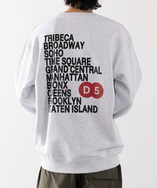 MAISON CLUB(メゾンクラブ)の「【MAISON CLUB】METRO LOGO SWEATER /ワンポイントロゴスウェット METRO LOGO/NEWYORK BROOKLYN MLB(スウェット・メンズ・ブラック/グレー/ホワイト・XL/L)」の15枚目の写真