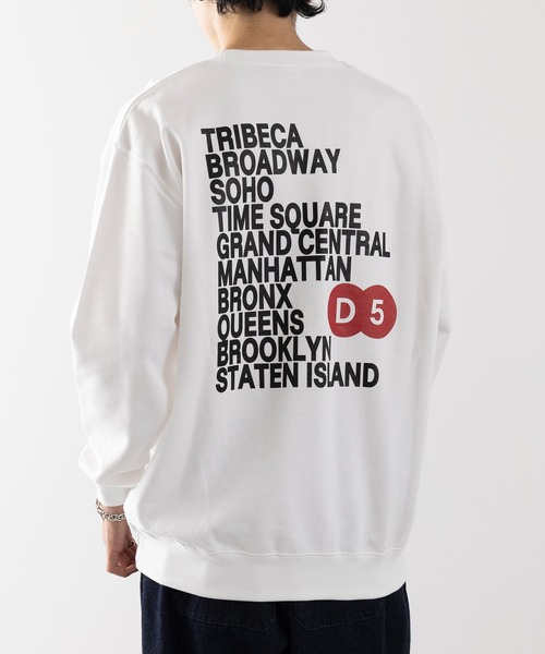 MAISON CLUB(メゾンクラブ)の「【MAISON CLUB】METRO LOGO SWEATER /ワンポイントロゴスウェット METRO LOGO/NEWYORK BROOKLYN MLB(スウェット・メンズ・ブラック/グレー/ホワイト・XL/L)」の10枚目の写真