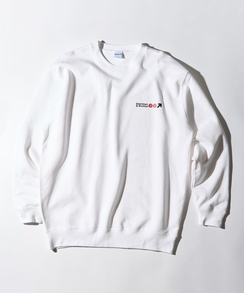 MAISON CLUB(メゾンクラブ)の「【MAISON CLUB】METRO LOGO SWEATER /ワンポイントロゴスウェット METRO LOGO/NEWYORK BROOKLYN MLB(スウェット・メンズ・ブラック/グレー/ホワイト・XL/L)」の13枚目の写真