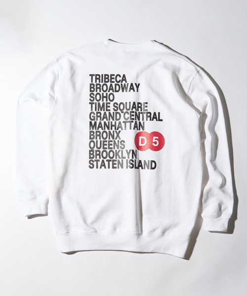 MAISON CLUB(メゾンクラブ)の「【MAISON CLUB】METRO LOGO SWEATER /ワンポイントロゴスウェット METRO LOGO/NEWYORK BROOKLYN MLB(スウェット・メンズ・ブラック/グレー/ホワイト・XL/L)」の12枚目の写真