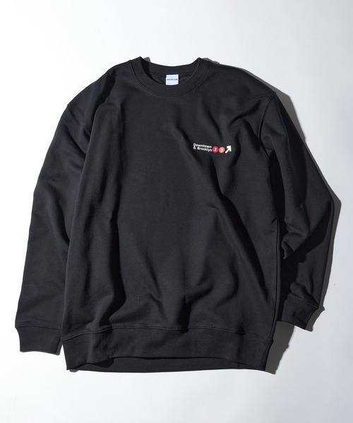 MAISON CLUB(メゾンクラブ)の「【MAISON CLUB】METRO LOGO SWEATER /ワンポイントロゴスウェット METRO LOGO/NEWYORK BROOKLYN MLB(スウェット・メンズ・ブラック/グレー/ホワイト・XL/L)」の8枚目の写真