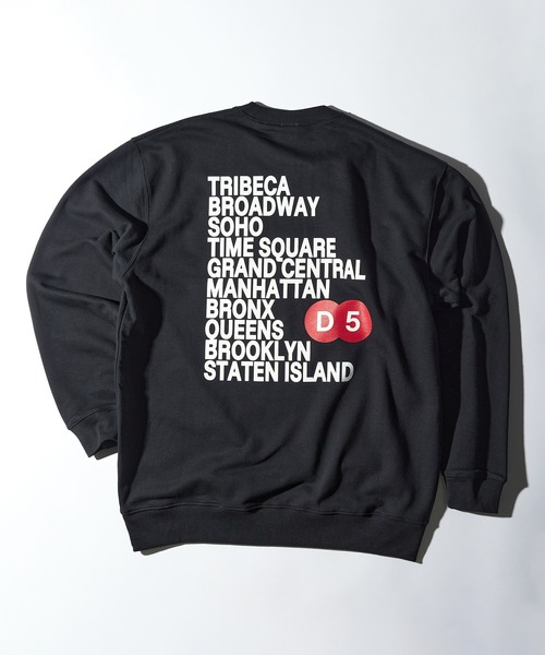 MAISON CLUB(メゾンクラブ)の「【MAISON CLUB】METRO LOGO SWEATER /ワンポイントロゴスウェット METRO LOGO/NEWYORK BROOKLYN MLB(スウェット・メンズ・ブラック/グレー/ホワイト・XL/L)」の7枚目の写真