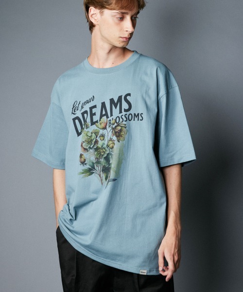 rehacer(レアセル)の「rehacer : Dream Blossom CS / ドリームブロッサム CS / ドリームブロッサム カットソー(Tシャツ/カットソー・メンズ・ベージュ/ホワイト/ブルー・X-LARGE/LARGE/MEDIUM/SMALL)」の7枚目の写真