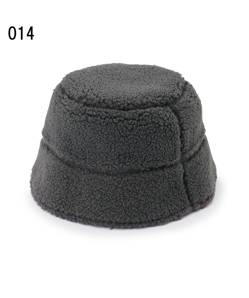 SHOO・LA・RUE（シューラルー）の「◆ポリ×ボアリバーシブルバケハ（ハット・レディース・ブラック/ベージュ/チャコールグレー・00）」の5枚目の写真