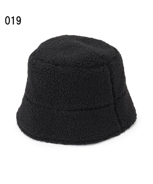 SHOO・LA・RUE（シューラルー）の「◆ポリ×ボアリバーシブルバケハ（ハット・レディース・ブラック/ベージュ/チャコールグレー・00）」の7枚目の写真