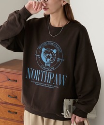 GILDAN（ギルダン）の「GILDAN アソートロゴ オーバーサイズ裏起毛スウェットプルオーバー（スウェット）」