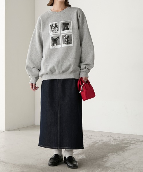 セール】GILDAN アソートロゴ オーバーサイズ裏起毛スウェットプル