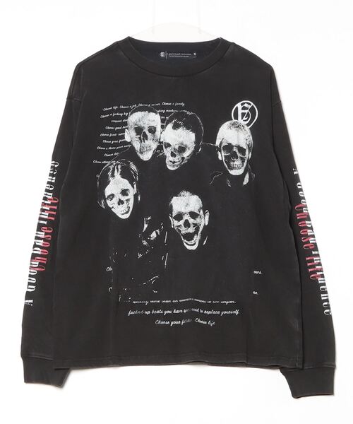 ROYAL FLASH（ロイヤルフラッシュ）の「A GOOD BAD INFLUENCE/ア・グッド・バッド・インフルエンス/Choose Life L/SLEEVE TEE（Tシャツ/カットソー・メンズ・ブラック/ホワイト・M/L/XL）」の2枚目の写真