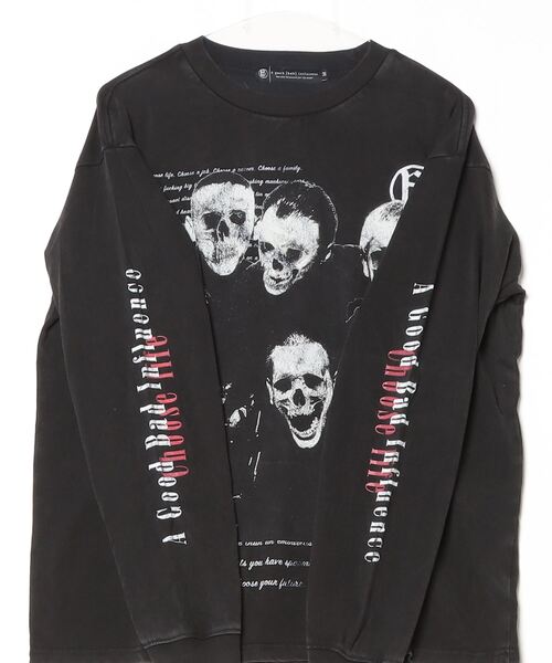 ROYAL FLASH（ロイヤルフラッシュ）の「A GOOD BAD INFLUENCE/ア・グッド・バッド・インフルエンス/Choose Life L/SLEEVE TEE（Tシャツ/カットソー・メンズ・ブラック/ホワイト・M/L/XL）」の3枚目の写真