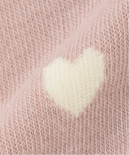 petit main（プティマイン）の「ハートタイツ（タイツ/ストッキング・キッズ・アイボリー/ライトピンク/ブラック・90cm/100cm/110cm/120cm/130cm）」の10枚目の写真