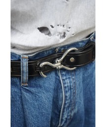 乱痴気（ランチキ）の「【TORY】 1 1/4 CREASED BELT W/ NICKEL HOOF PICK BUCKLE（ベルト・メンズ）」