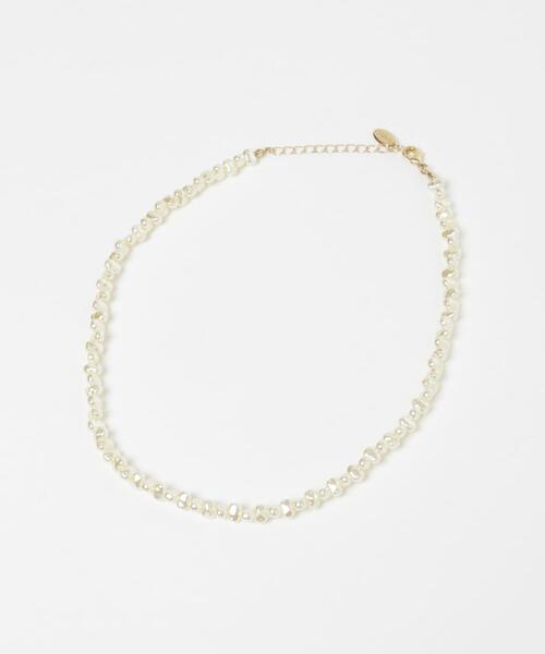 SMELLY（スメリー）の「イビツパールネックレス（ネックレス・レディース・アイボリー・-）」の4枚目の写真