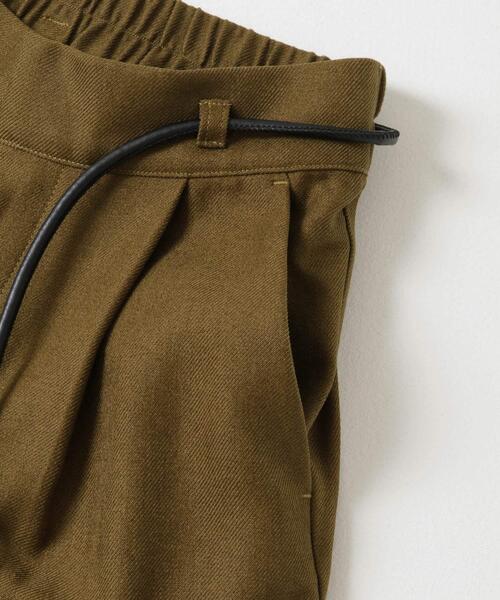 ITEMS URBANRESEARCH（アイテムズ アーバンリサーチ）の「ベルト付きパンツ（その他パンツ・レディース・カーキ/チャコールグレー/ブラウン・FREE）」の10枚目の写真