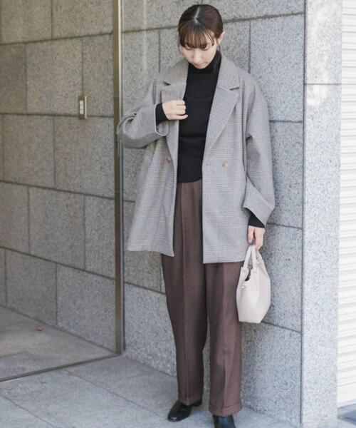 ITEMS URBANRESEARCH（アイテムズ アーバンリサーチ）の「ベルト付きパンツ（その他パンツ・レディース・カーキ/チャコールグレー/ブラウン・FREE）」の12枚目の写真