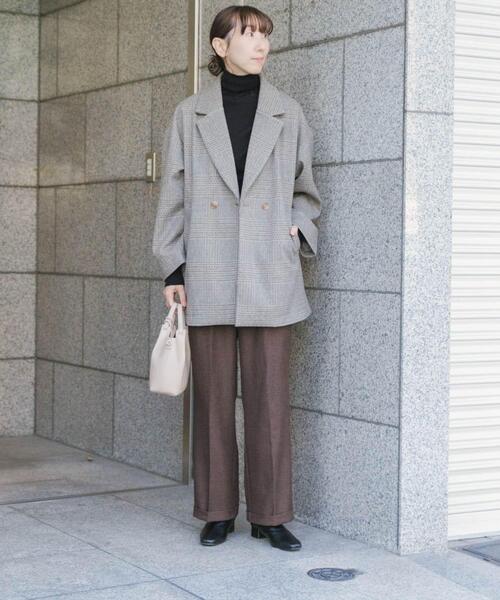 ITEMS URBANRESEARCH（アイテムズ アーバンリサーチ）の「ベルト付きパンツ（その他パンツ・レディース・カーキ/チャコールグレー/ブラウン・FREE）」の13枚目の写真